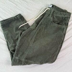 Monet Green Corduroy Men Pants